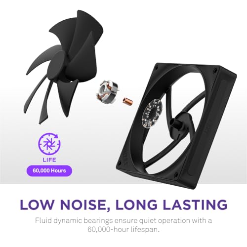 Image of F120P - 120mm Static Pressure Fans - Single Pack - Black