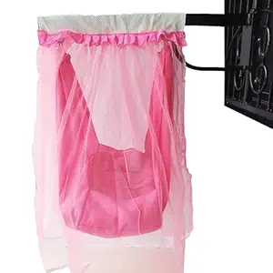 Yadav Brother Newly launched Window Cradle Metal Hanger for New Born Babies, Baby Swing, Portable Jhula, Palna, Jhoola | Sturdy & Stylish Metal Design | Rust-Proof Powder Coating | Pink