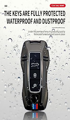 Smart Key Cover Porsche 911 boîtier télécommande 3 4 boutons noir - 4