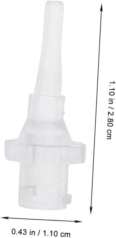 Ipetboom 50pcs Disposable Ear Cleaning Tips Replacement Ear Washer Tips for Material Compatible Wash Systems Easy to Use