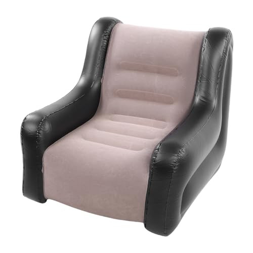 Sofá inflable Jeffergarden con reposabrazos, sofá portátil cómodo de inflado rápido 3