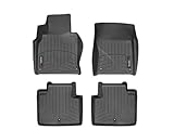 WeatherTech Custom Fit FloorLiners for Infiniti Q70, M - 1st & 2nd Row (44304-1-2), Black