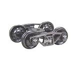 Kadee HO Scale Vulcan Double Truss Truck, 33" Ribbed Wheels (1pr)
