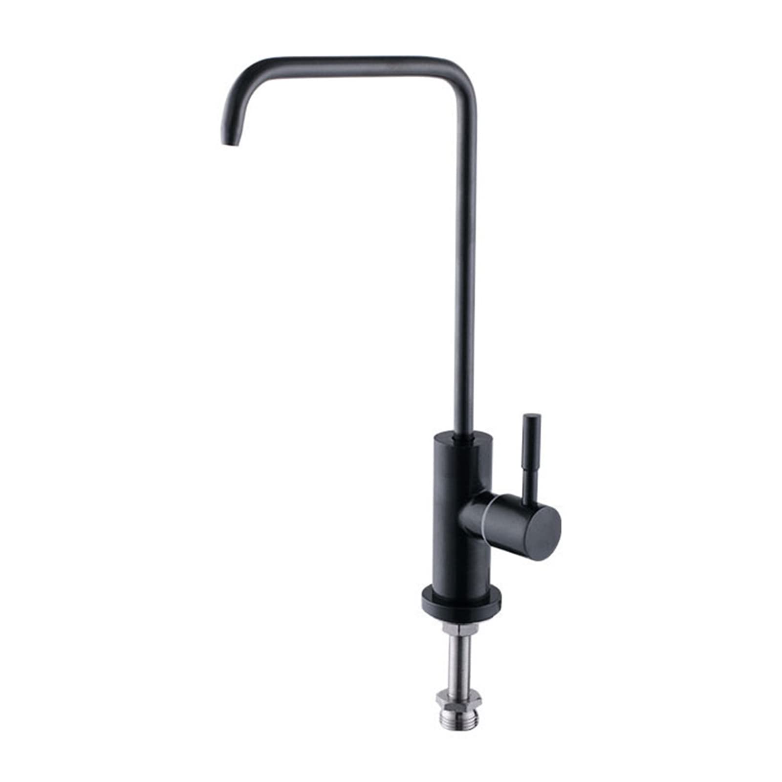 Grifo de Osmosis Inversa Acero Inoxidable Solo Agua Fría Grifo Agua Potable Cocina-Negro