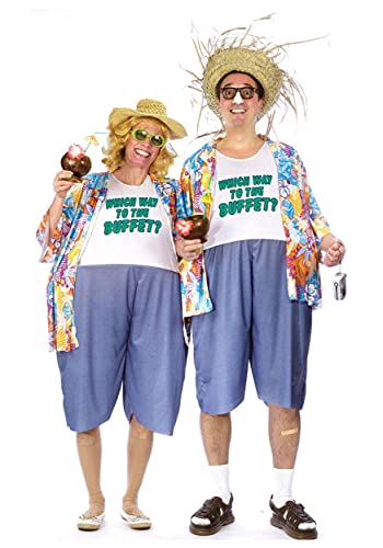 Fun World Tacky Traveler Adult Costume Standard Multicolored #TOP28