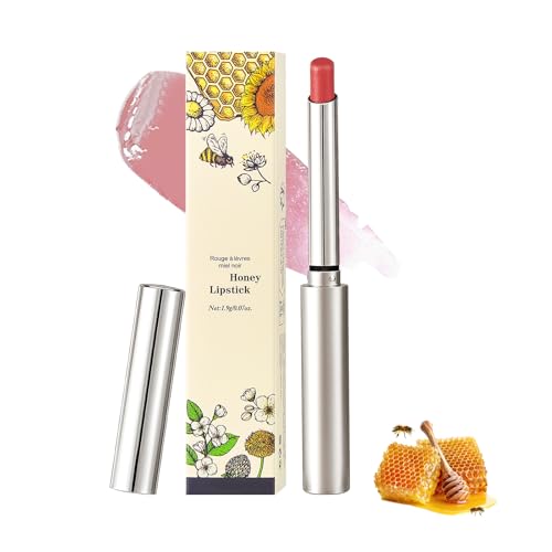 TAEERY Pink Honey Lipstick Lip Tint for All Skin Tones Hydrating Tinted Lip Balm For Dry Lips Create a Glamorous Makeup Glossy Finish & Moisturising Lips 1.9g