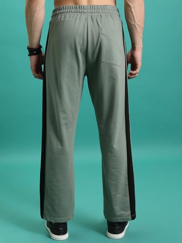 Image of Highlander Men's Solid Trackpants | Relaxed Straight fit|Knitted| Track Pants | Track Pants for Men | Men Track Pant | Men Track Pant Stylish | Sports | Gym wear
