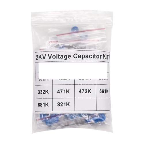 Kit de condensateurs ceramique haute tension 2KV assortis pour reparation