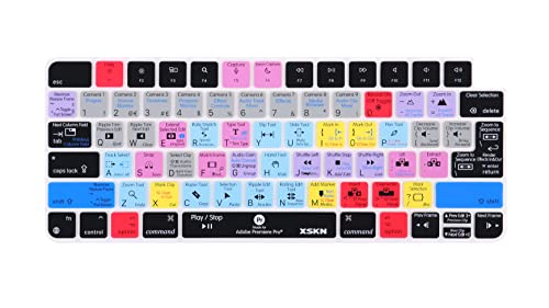 Xskn Shortcut And Language Seriers Silicone Keyboard Cover Skin For 2021 New M1 Chip Imac Magic With Touch Id A2449 Lock Key A2450 Without Numeric Keypad (Us&Eu Version Premiere Pro) K-382 #TOP17