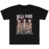 Bella Hadid Our Lord and Savior Gigi Hadid Kendall Jenner Unisex Tee Mens T Shirt 100% Cotton Black M