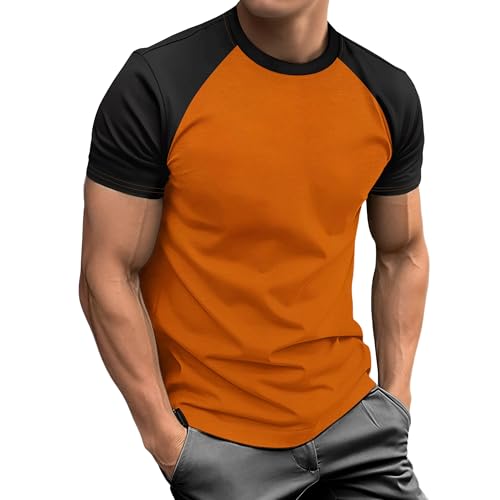 T-shirt sport de plein air homme manches courtes col rond couleur classique