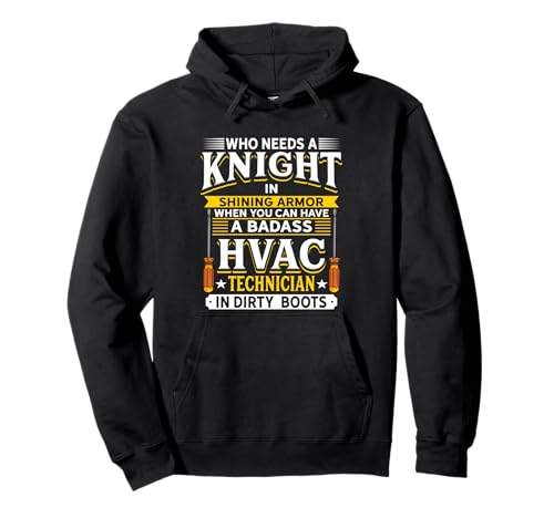 Funny HVAC Tech Dirty Boots Quote for Work Crew Pride Design Pullover Hoodie