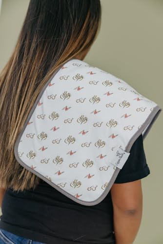 Copper Pearl Premium Baby Burp Cloths - 3-Pack Large Cotton Burp Cloths, Extra Soft Spit Up Rags with 3 Absorbent Layers, Perfect for Baby Boy and Baby Girl Gifts (21" x 10" Size, Wizarding World Set)4