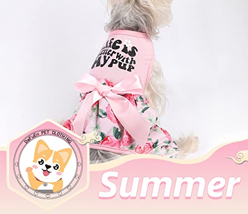 Dog Pajamas Medium Sized Dog Clothes Girl Boy Two-Legged Dog Pjs Summer Puppy Onesies Outfit Cute Pet Jumpsuit For Chihuahua Yorkie Teacup Shih Tzu Cat Apparel Clothing (X-Small, Pink) #TOP5