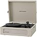 Crosley CR8017U-DU1 Voyager Vintage Portable Vinyl Record Player Turntable with Bluetooth in/Out and Built-in Speakers, Dune