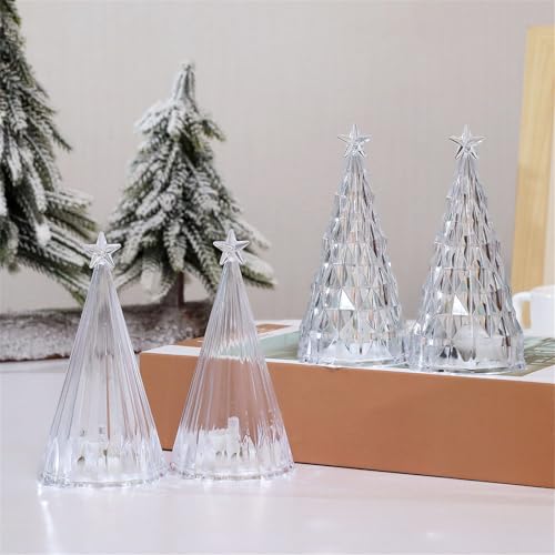 Decoración de mesa con luces que resuelve el espacio en tus cenas festivas 6