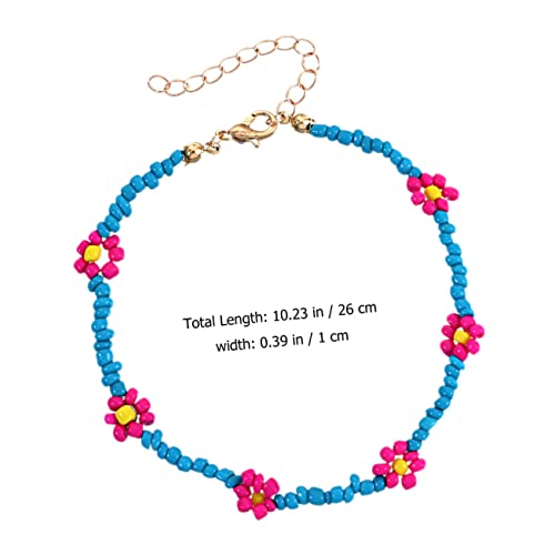 Pulseras de cuentas coloridas UKCOCO con 16 piezas resistentes para playa 2