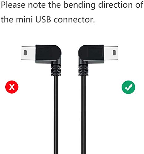 YQMAJIM Charging Cable for Dash Cam,6.5 Ft Mini USB Dash Camera Mirror Dash Cam GPS Power Cord,Fit Garmin,CHORTAU,TOGUARD,Crosstour,Rexing V1/V1P,Vantrue N1/N2 Pro,GOODTS,Pruveeo,etc