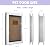 Rseord Durable Pet Door, Aluminum Door for Dog and Pets, X-Large Doggie Door with Double Automatic Closing Magnetic Flap, Ideal for Interior and Exterior Doors, Screen and Wall, Weather Resistant