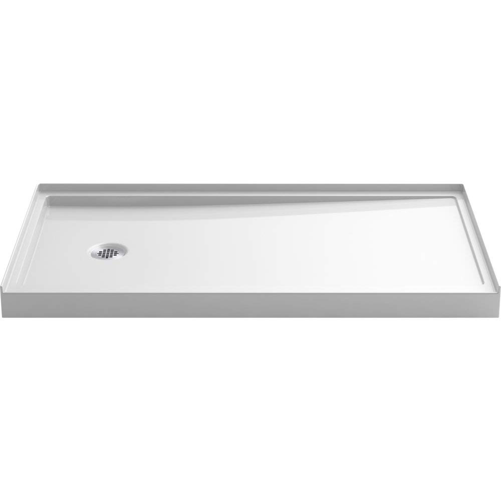 Photo 1 of KOHLER K-8459-0 Single-Threshold Shower Base with Left-Hand Drain, 60" x 32"