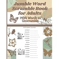 Jumble Word Scramble Book for Adults