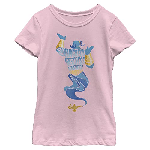 T-shirt Aladdin Disney anti-irritation en coton rose taille L pour fille active