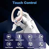 Kopfhörer Kabellos Bluetooth Sport, 75Std 2026 Bluetooth 5.4 Kopfhörer, Tiefer Bass Hi-Fi Stereo, IP-X8 Wasserdicht Wireless Headphones, ENC Noise Cancelling Earbuds, USB-C in Ear Ohrhörer Joggen Gym – Ansicht 7