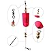 BUBBLE FISHING Popping Corks Floats for Saltwater Inshore Fishing Bobber 4pcs Rattle Rig Weighted Oval Popper Redfish Speckled Trout