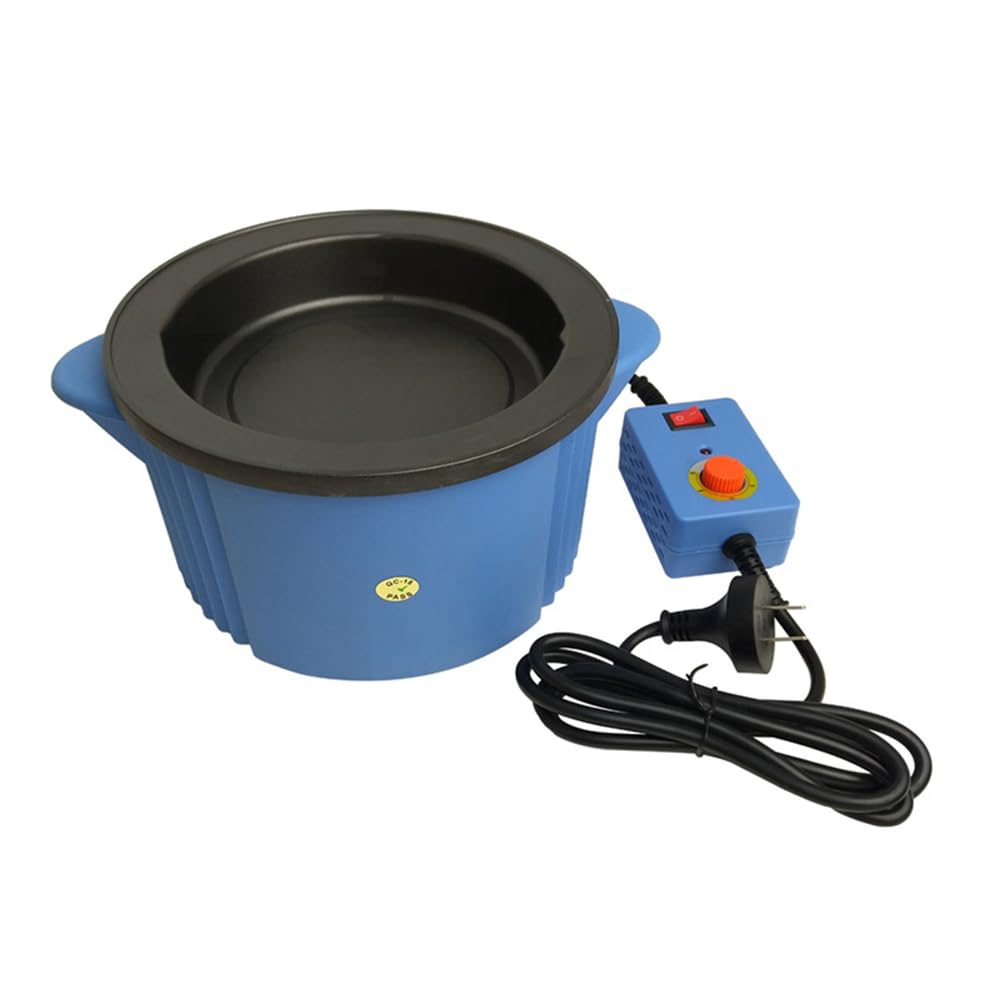 Pot de colle électrique avec température réglable et base antidérapante pour bâtons de colle thermofusible et granulés