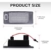 LED License Plate Light Lamp Assembly For Fiat 500X 2014-2019 6000K White LED Rear Tag License Plate Lights built-in Error Free CanBus