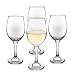 Libbey 3057S4 4 Piece Basics White Wine Glass, 11 oz, Clear
