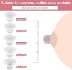 15pcs Replacement Parts Kit for Eufy Breast Pump, Includes 2 Silicone Diaphragms 4 Duckbill Valves 5 Flanges & 4 Sealing Plugs Compatible with Eufy S1 Pro/S1/E10/E20 Wearable Breast Pumps