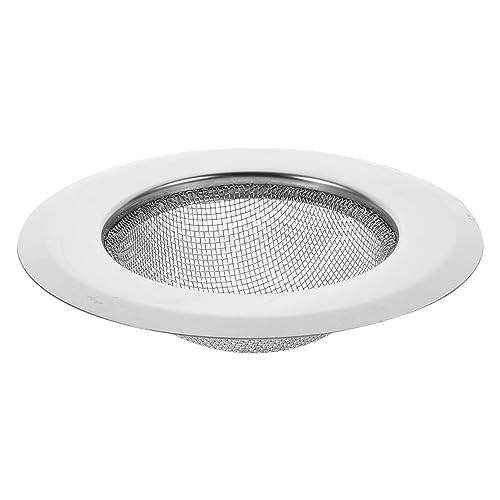 Veemoon 6 Piezas Filtro De Acero Inoxidable Hundir Colador Quilates Escurreplatos Desagüe del Filtro del Fregadero Cesta De Filtro De Fregadero De Cocina Filtro De Alcantarillado Plata