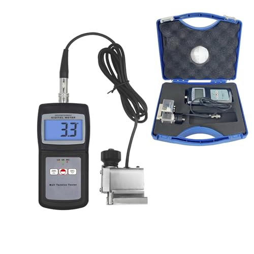 YFYIQI Belt Tension Gauge Meter Tester 0 to 750 N with 3 Tension Indication of High Low and OK for Textile Cables Wires Plastic Films Paper Printing Industries