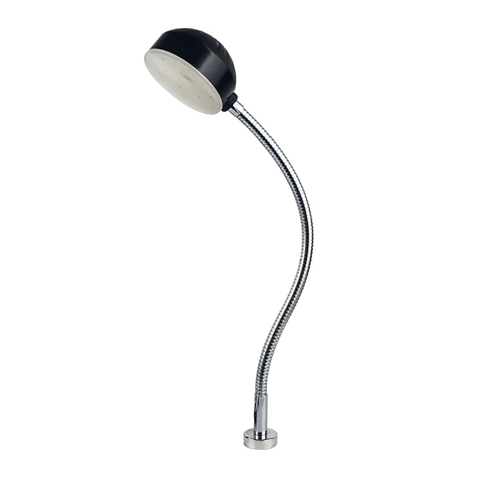 Lampa do pracy maszynowej LED z magnetyczną nóżką, 360° elastyczna przemysłowa lampa na szyję łabędzi, odpowiednia do tokarki/wiertarki/maszyny do szycia i konserwacji maszyn (500 mm / 19,6 cali, 8 W