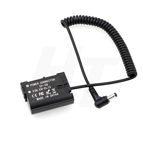 Coupleur DC EP-5B EN-EL15 alimentation factice pour boîtiers Nikon D7500 D850 D750