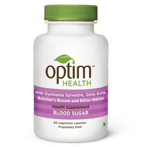 OptimHealth Blood Sugar with Gymnema Sylvestre, Gotu Kola, Butcher’s