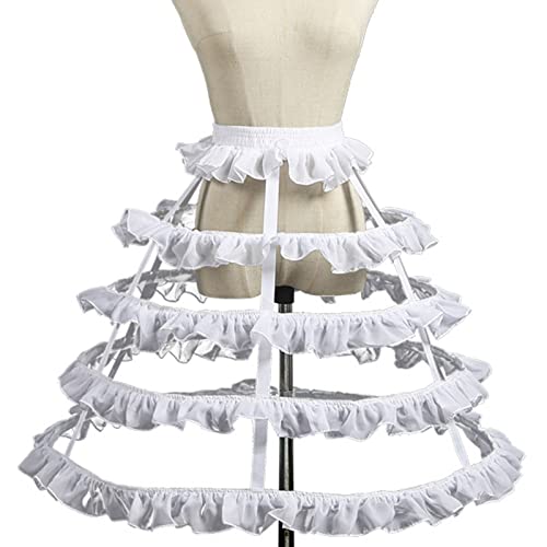 Crinoline jupon cage pour robe de mariée avec cerceaux jupe courte et longue pour femmes