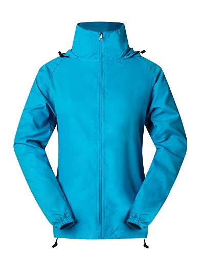 Image of Women's Lightweight Waterproof Jacket Packable Windbreaker Running Coat