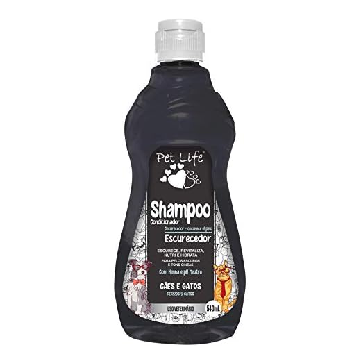 Pet Life Shampoo Escurecedor Cães E Gatos 500Ml