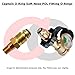 Captain O-Ring - Orings for Soft Nose P.O.L Propane Tank Cylinder Gas Fitting POL Connectors (25 Pack) [Replacement for Mr Heater #F273786]
