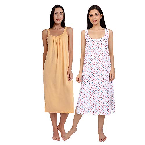Image of TWGE Cotton Full Length Camisole for Women