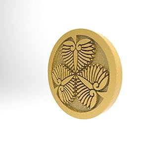 Amazon | 徳川吉宗 家紋 ピンバッチ 18Kゴールド | ブローチ 通販