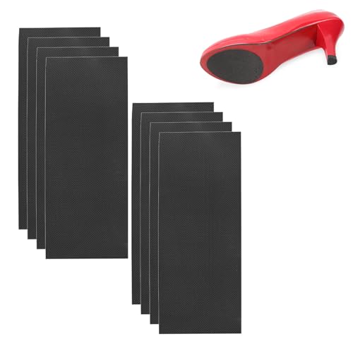 Adesivi Suola Antiscivolo per Scarpe, Pads Antiscivolo per Scarpe, Protezioni per Suole di Scarpe, Previene Efficacemente Lo Scivolamento e Protegge Le Scarpe, 8 Pezzi, 250 x 100mm