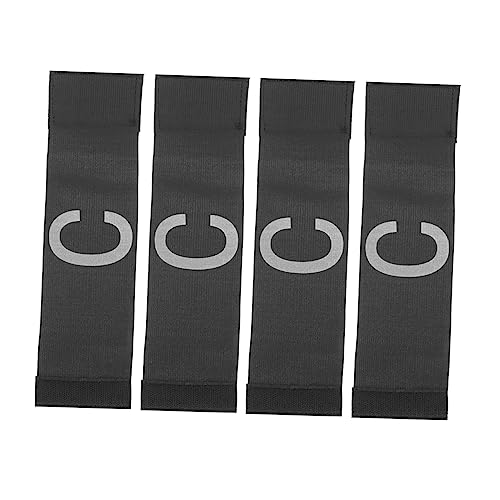 BESPORTBLE 4pcs Portable Captain Armbands Wear-Resistant Arm Bands for Football Soccer Durable Lightweight Design for Youth Adult Players Convenient Sports Accessory