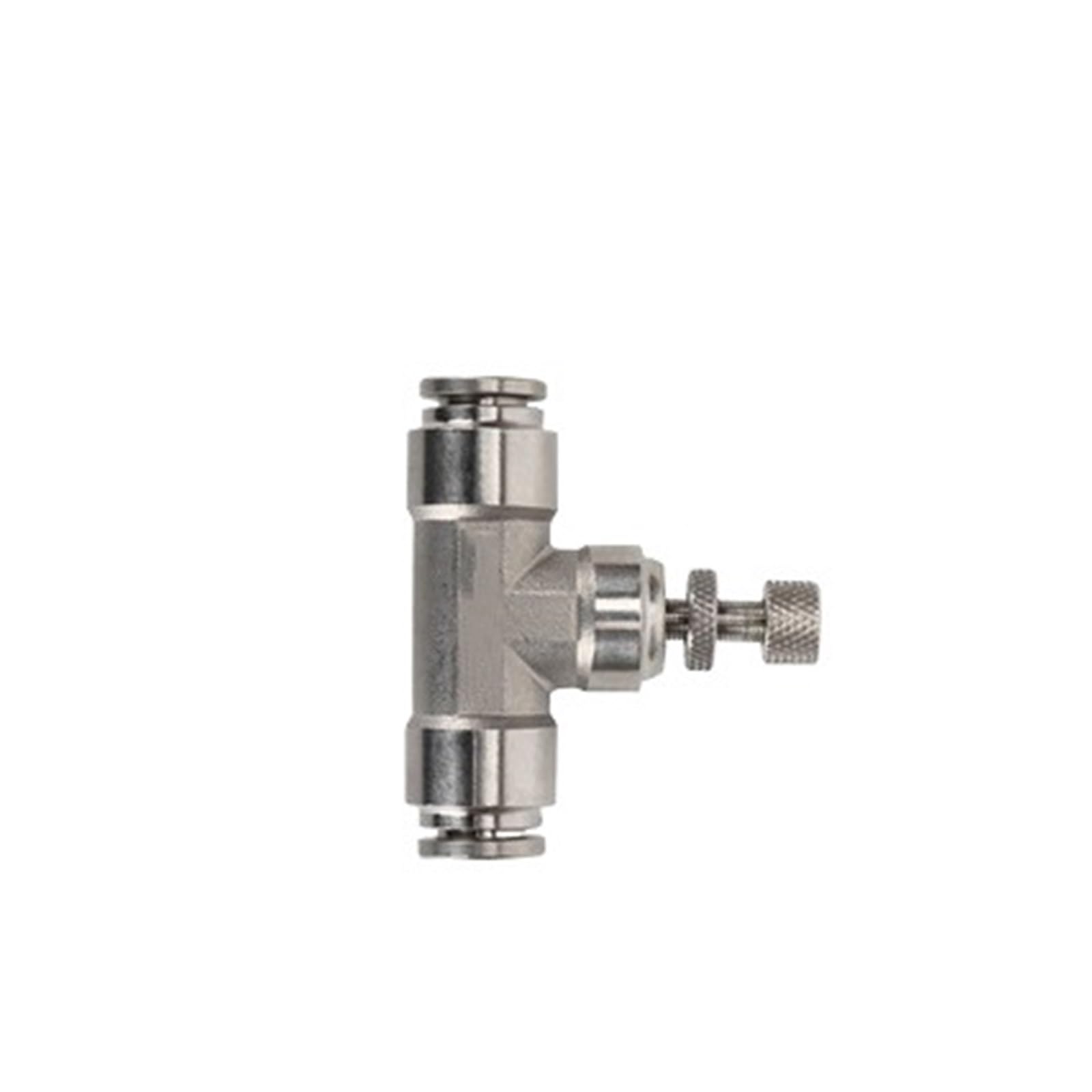 Régulateur de vitesse en acier inoxydable 6mm pour circuit d'air comprimé fiable