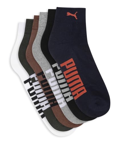 Image of Half Terry Ankle-Length Unisex Socks Pack of 6