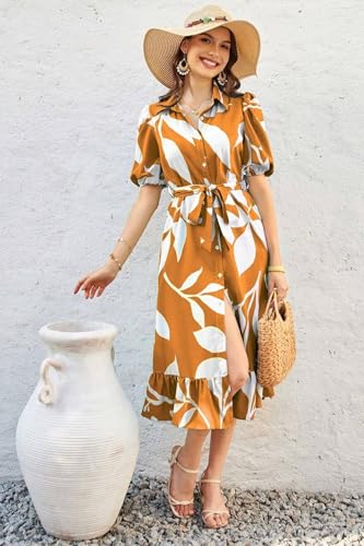 GRECIILOOKS Rayon Fit and Flare Below The Knee One Piece Maxi Bodycon Dresses Midi Dress for Women