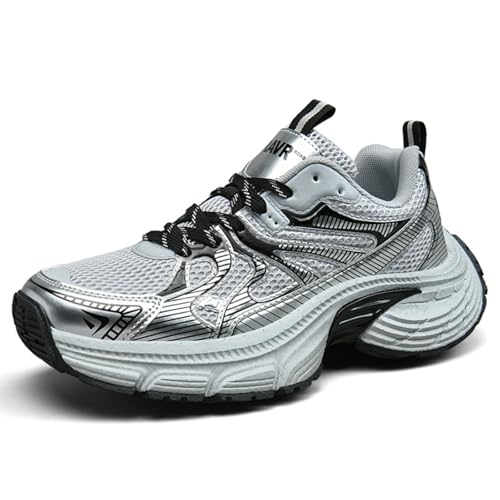 Men's and Women's High - end Running, Chunky Fashion Sneakers for Women, Dad - Style Walking Shoes — Couple’s Shoes, for Your Partner (red,8)