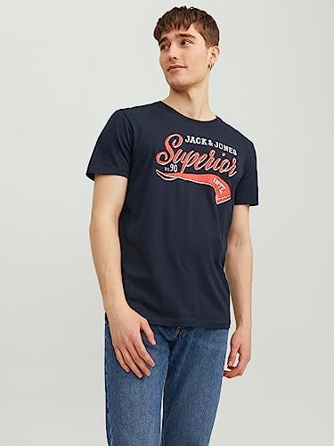 JACK&JONES JPRBLUROCK Basic Tee SS Crew Neck SN - Maglietta da Uomo, Taglia S